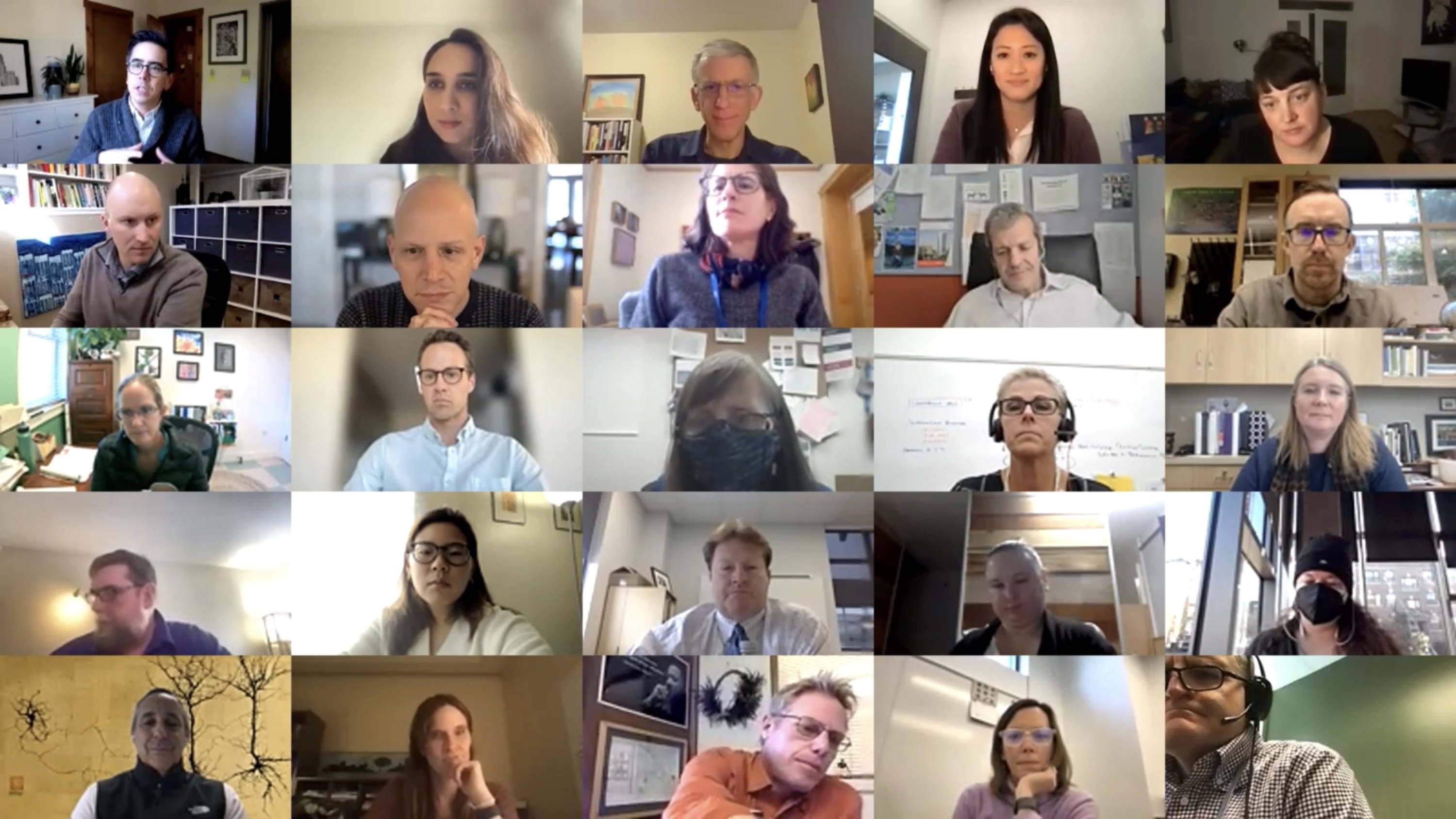 Screenshot of Zoom audience from the January 27, 2022 GOA Ask Me Anything live event on competency-based learning.