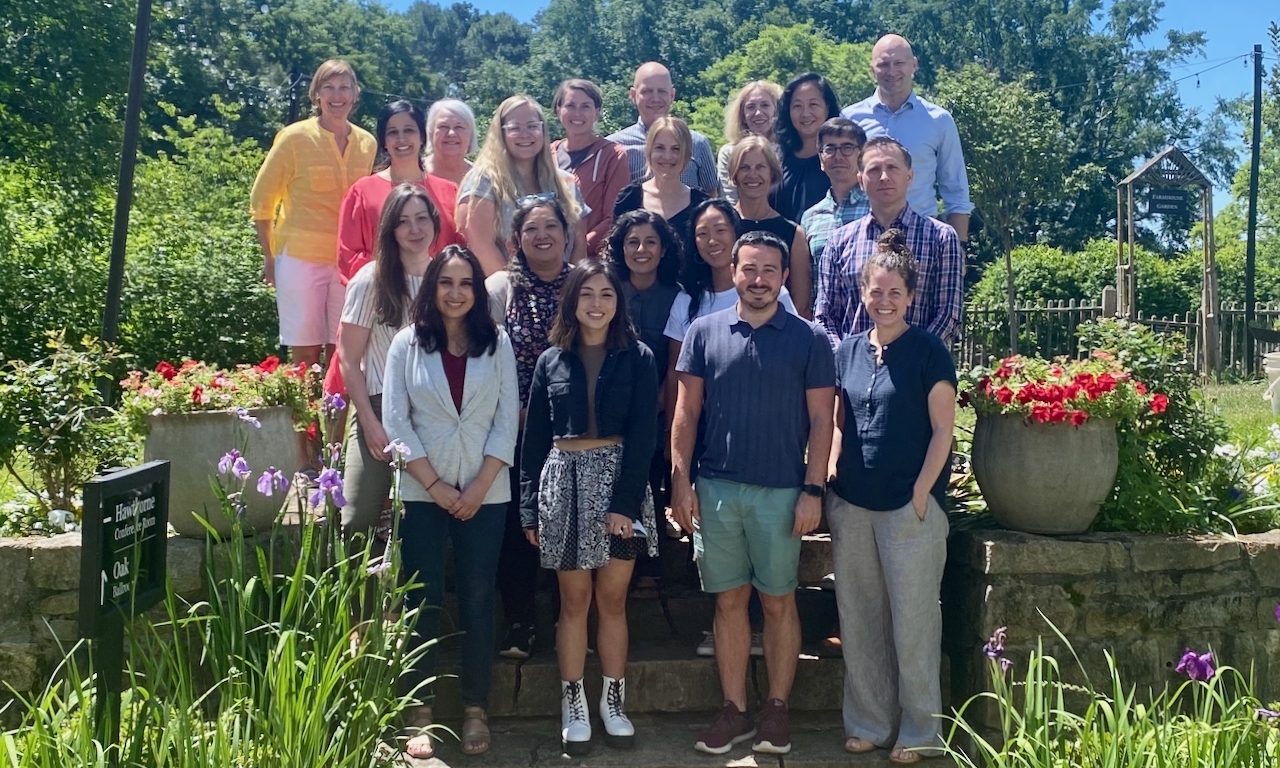 A group picture of the GOA staff outside.