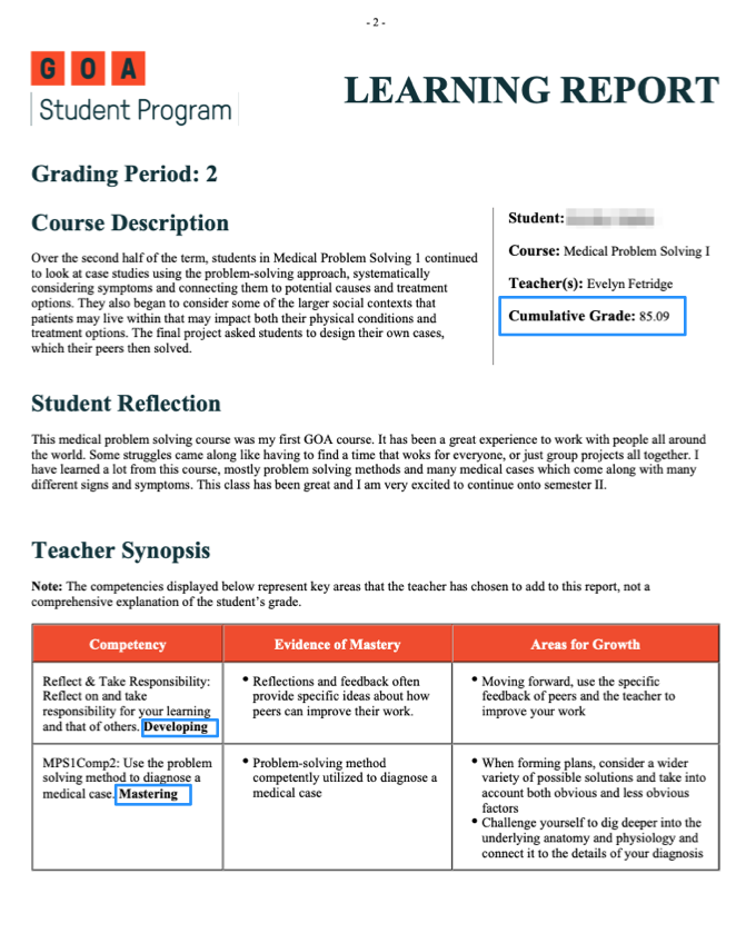 How We Grade and Why: Five Steps for Fusing CBL and Grading | GOA