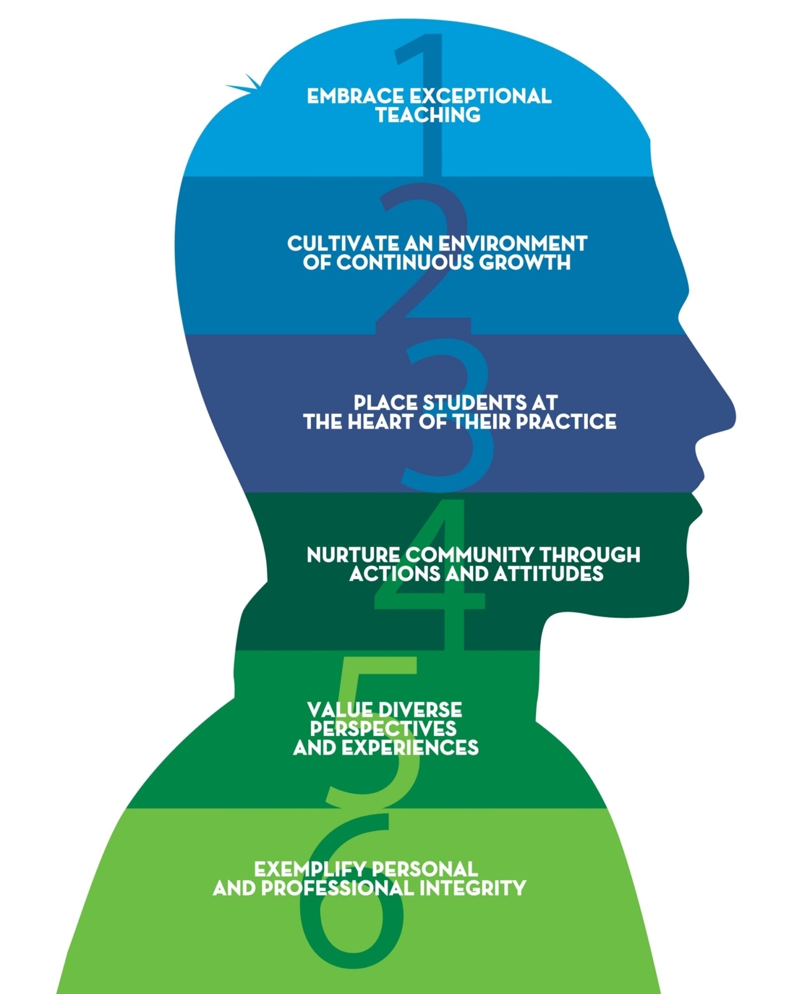 Graphic portrait depicting an educator from Maumee Valley Country Day School