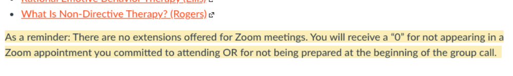 Image of text on a webpage using yellow highlight (accessibility issue)