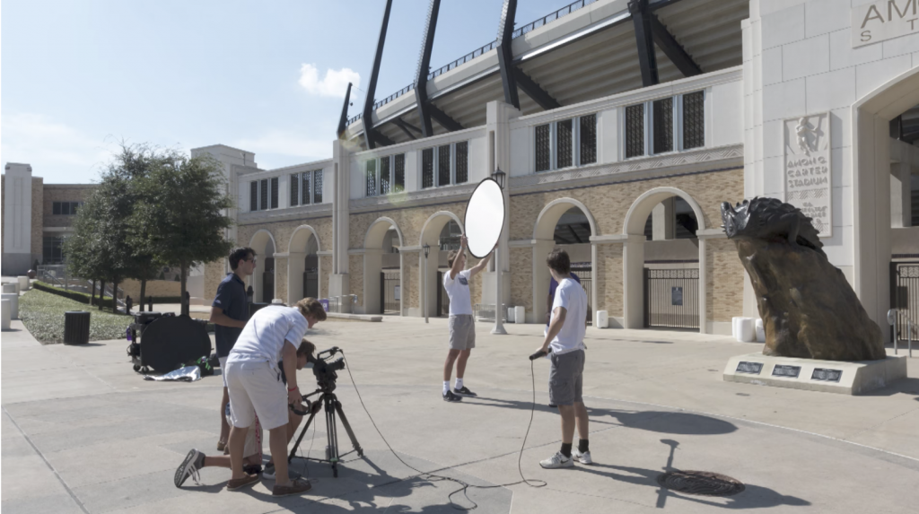 Integrated Media students at Oakridge School in Arlington, TX partner with local business and offer free marketing in exchange for an opportunity to develop technical skills and test their products a public audience.